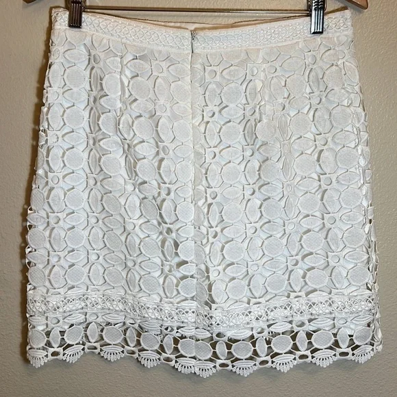 Topshop White Crochet Skirt - Picture 7 of 16